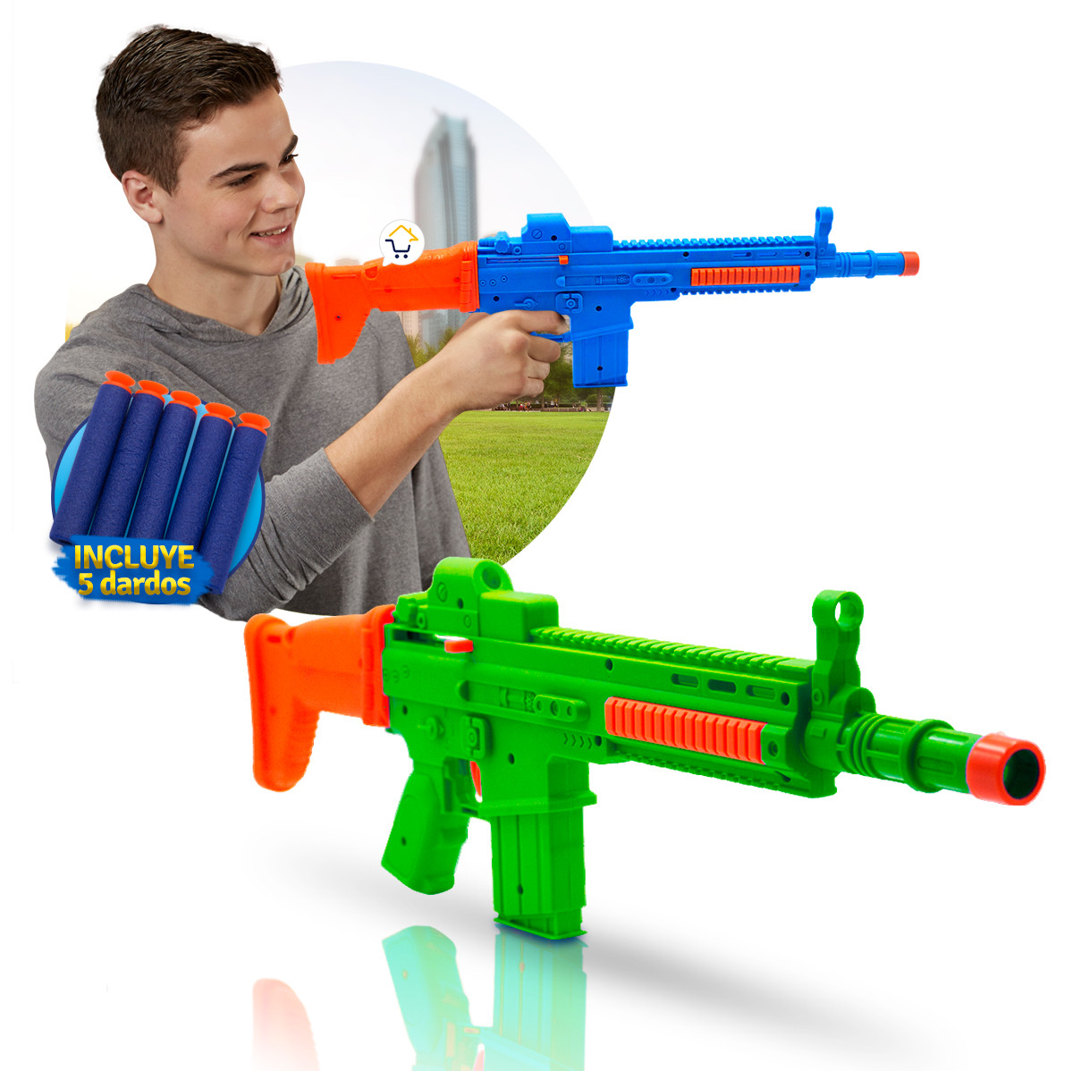 Metralleta De Dardos Pistola MLG21476